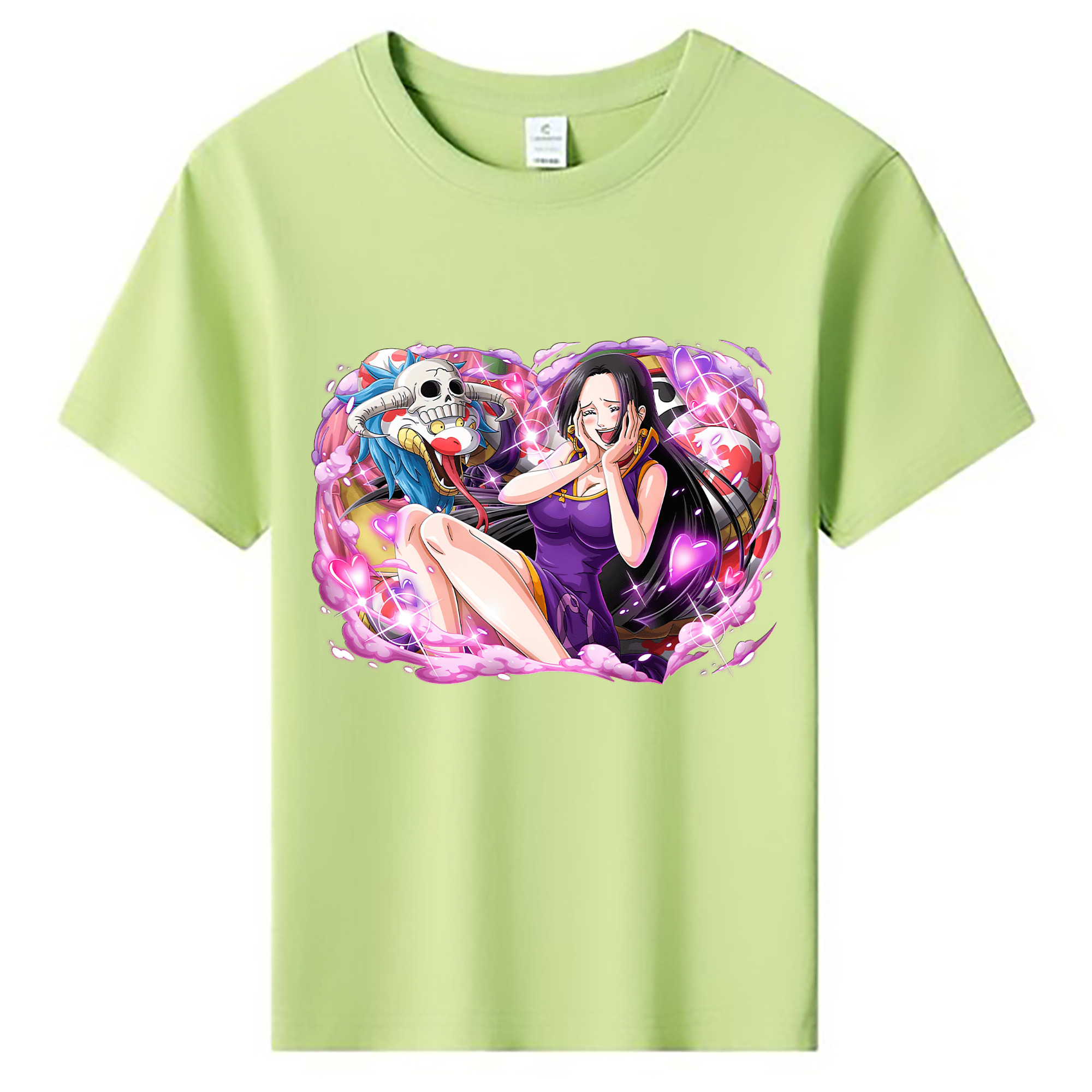 ワンピース ボア・ハンコック ONE PIECE Boa·Hancock 綿100％キッズTシャツ（フロントプリント）